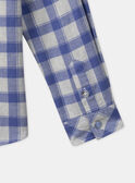 Camisa de cuadros azul MEMINAGE / 25E3PG81CHM001