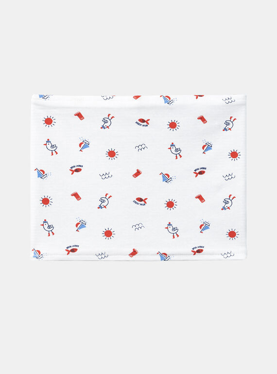 Cuello reversible rayas y estampado marino  KACOME / 24E4BG41SNO001