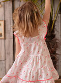 Vestido blanco con estampado de palmeras ZYPANETTE / 21E2PFU2ROB000