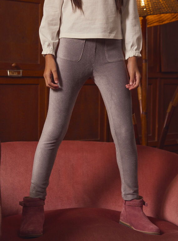 Leggings de pana con purpurina LADEGETTE / 24H2PFQ1LG940