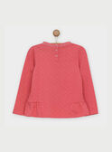Camiseta de manga larga de color rosa RABUMETTE / 19E2PF42TML303