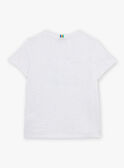 Camiseta de color crudo de manga corta FLEFROGAGE / 23E3PGS3TMC001