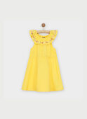 Vestido de color amarillo RYPAPETTE / 19E2PFH2ROB010