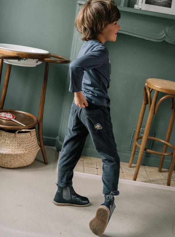 Pantalón gris oscuro DEVORAGE / 22H3PGR1PANJ900