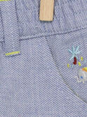 Short de color azul RASALVA / 19E1BGM1SHO201