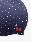Gorro de piscina de color azul marino de lunares blancos FRYBONETTE / 23E4PFL1D4Y070
