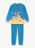 Pijama de color azul para niño VECOSMAGEX / 20H5PG31PYJC212