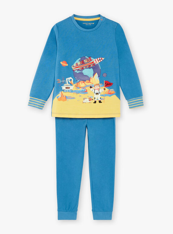 Pijama de color azul para niño VECOSMAGEX / 20H5PG31PYJC212