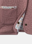 Cárdigan reversible liso y floral MAVETTE / 25E2PF71CAR511