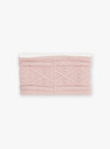 Cuello rosa de punto de rizo GIDIANA / 23H4BF51SNO307