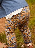 Camisa crudo con leggings y cinta para el pelo azul marino con flores 23E1BF81ENS001