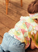 Blusa de satén de algodón con estampado floral para bebé niña CASABRINA / 22E1BFN1CHE811