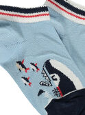 Calcetines cortos de color azul RIPOISSAGE / 19E4PGE1SOB218