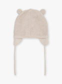 Gorro de punto de color nuez GOPAL / 23H0AML1CHAI812