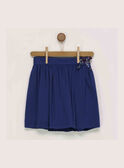 Falda de color azul marino RECOCETTE / 19E2PFE1JUP070