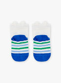 Calcetines blancos con estampado de rayas LABERNIE / 24H4BGI1SOB000