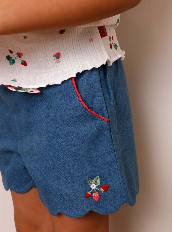 Short vaquero con cinturón ZONORETTE / 21E2PFJ1SHOP269