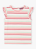 Conjunto de pichi y camiseta rayas ZOCHUETTE / 21E2PFJ1ENSP269