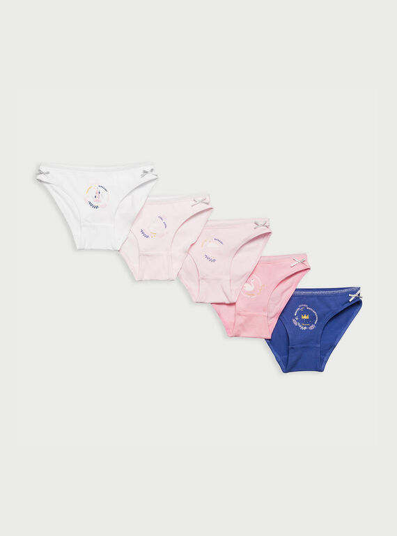Slip / braguita de color rosa REJASETTE / 19E5PF81SLI301