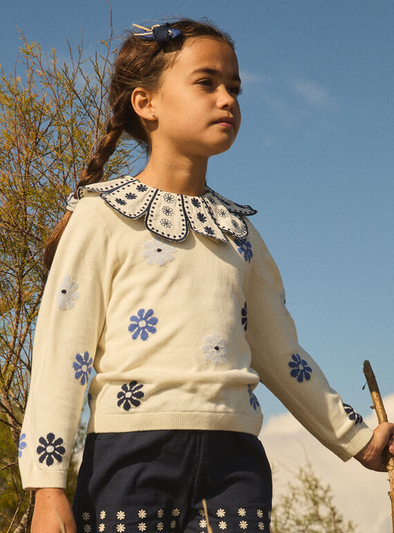 Jersey de flores MESWETTE / 25E2PF81PUL114