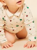 Body de color vainilla con estampado de verduras de fantasía FACUNCAN / 23E1BGB1BOD114