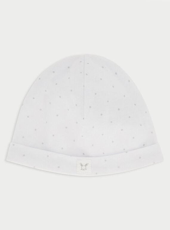 Gorro de color blanco para recién nacido RYGOLO / 19E0AMI1BNA001