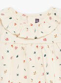 Camiseta de color crudo estilo blusa con estampado de fantasía GAORTENSE / 23H1BFQ1TEE001