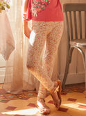 Leggings color crudo con flores KLEGOETTE / 24E2PFO2LG001