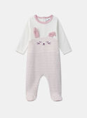 Pelele de terciopelo con conejo MEAMY / 25E5BFF1GRE001