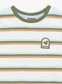 Camisa con estampado de rayas FIPOUAGE / 23E3PGD3TMC001