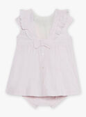Vestido de ceremonia y cubrepañal para bebé niña CAJUSTINE / 22E1BFH1ROB301