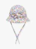 Sombrero crudo con estampado de flores FASOLINE / 23E4BFS1CHA001