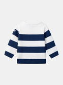 Jersey con estampado de rayas azules y blancas LADAEL / 24H1BGJ1PUL001