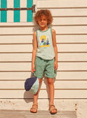 Camiseta sin mangas Verde agua Tablas de Surf  KLISTRAGE / 24E3PGR1DEBC216