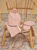 Cuello rosa de punto de rizo GIDIANA / 23H4BF51SNO307