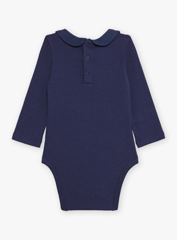 Body azul marino con cuello Peter Pan DAOLLY / 22H1BFX1BOD070