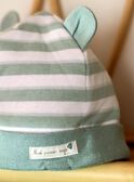 Gorro de punto crudo con orejas 3D  FONG / 23E0AG71BNA629