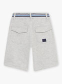 Bermudas de color gris jaspeado para niño 22E3PGT1BERJ920
