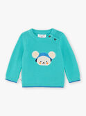 Jersey de color turquesa ZAKEVIN / 21E1BGJ1PULG621
