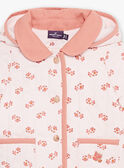 Abrigo con capucha acolchado con estampado floral. FIMARIE / 23E1BF51VESD319