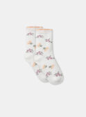 Calcetines de rizo de flores MABETH / 25E4BF71SOQ001