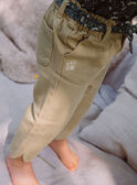 Pantalón beige de twill GACERISE / 23H1BF81PAN626