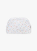 Neceser blanco para bebé recién nacido con estampado de flor y pájaro KORINA / 24E0AF11ACD000
