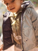 Anorak reversible verde agua para bebé niño CIENZO / 22E1BGG1DML614
