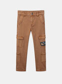 Pantalón cargo terracota KROPANTAGE / 24E3PGE1PAN408