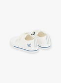 Zapatillas blancas con bordado de avión FEBASKAGE / 23N10PG21D16000