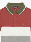 Polo colourblock con dinosaurio FRIPLAGE1 / 23E3PGD1POL628
