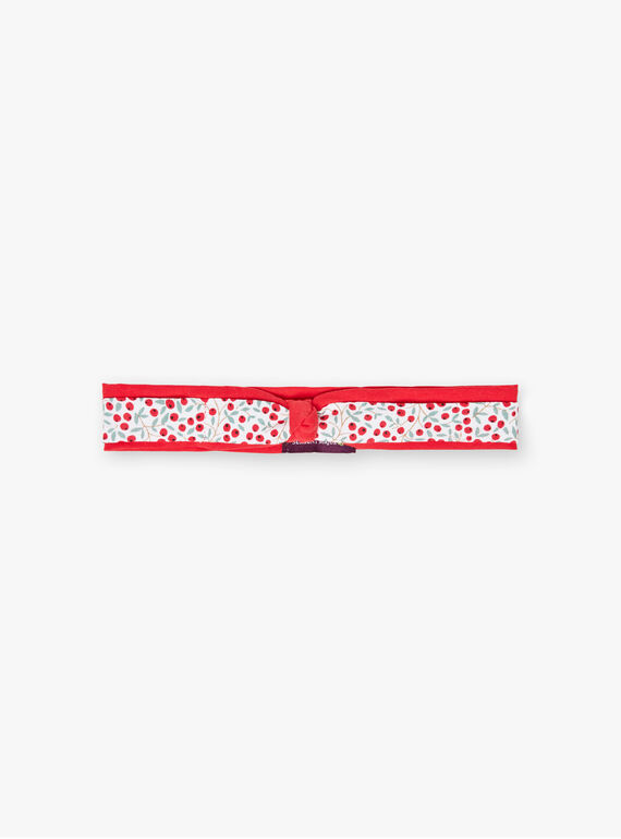 Cinta para el pelo de color rojo con estampado floral para bebé niña BAAMITIE / 21H4BF11BAN001