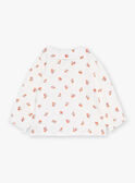Camisa vainilla gasa de algodón con estampado de frutas GAAGATHE / 23H1BF71CHE114
