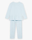 Pijama azul con estampado de unicornios DOULIETTE / 22H5PF23PYJ222